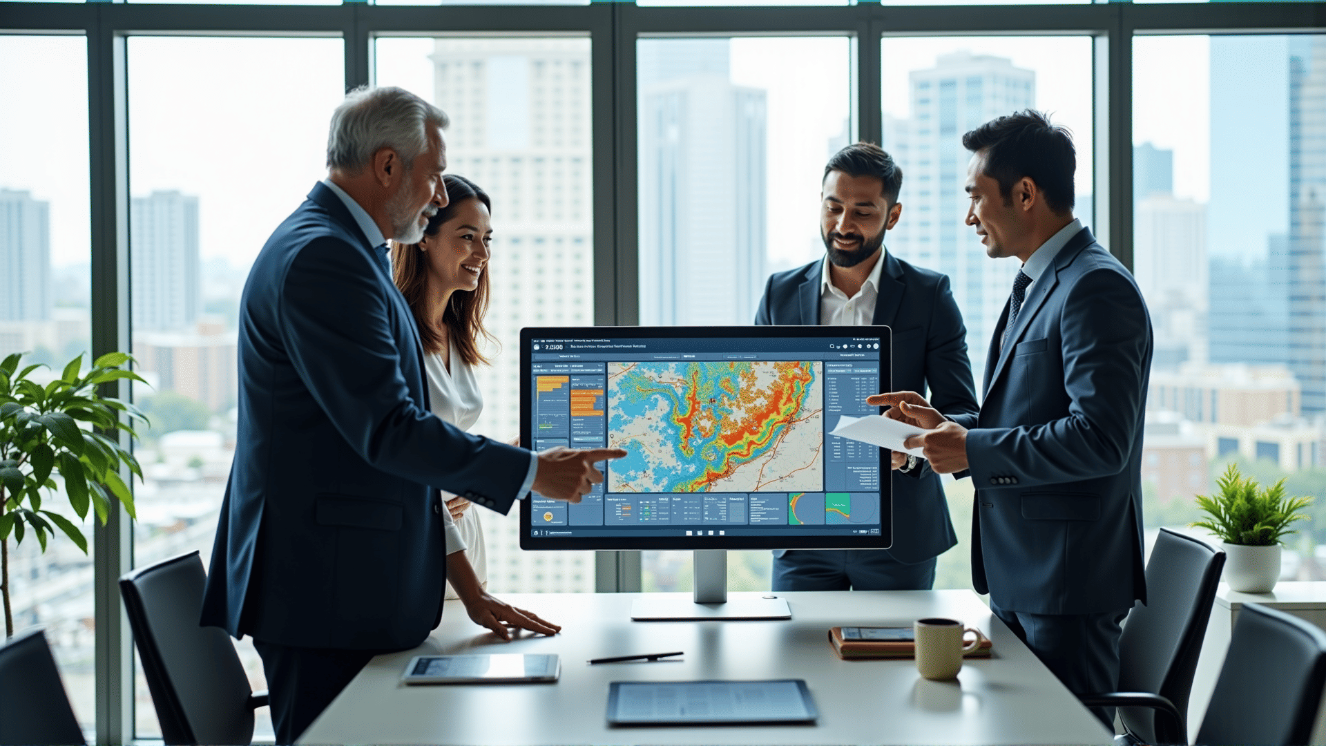 Real estate market analysis using geospatial data
